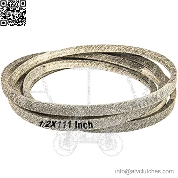 Replacement V-belt for HUSQVARNA 532165631, 531007551, 531008023 (1/5.1 cmx281.9 cm) (A109) made of Kevlar