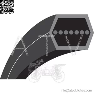 aa112 m: Bolt for Husqvarna/Jonsered AR ride-on mowers Belt 42 "Outer length: 2898 mm Original No.: 532402009