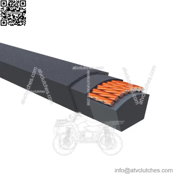 A76 or 4L780 1/2 x 78in V-Belt - Image 3