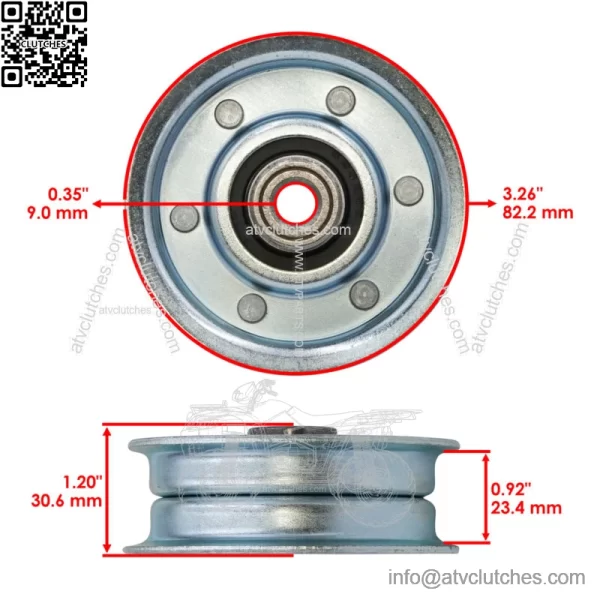 956-04002 956-04015 756-0981 756-04209 Drive Pulley & Belt For Cub Cadet LT1040 - Image 4