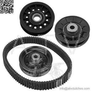AM115682 AM128646 M114763 Drive Pulleys & Belt For John Deere GT242 GT262 GT275