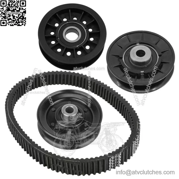 AM115682 AM128646 M114763 Drive Pulleys & Belt For John Deere GT242 GT262 GT275