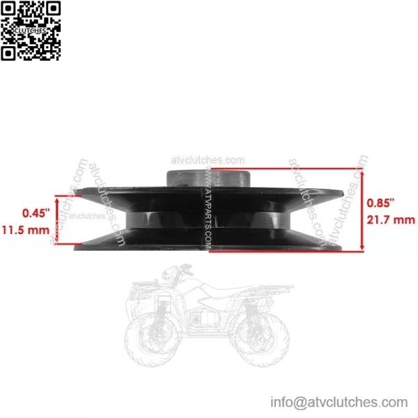 AM115682 AM128646 M114763 Drive Pulleys & Belt For John Deere GT242 GT262 GT275 - Image 4