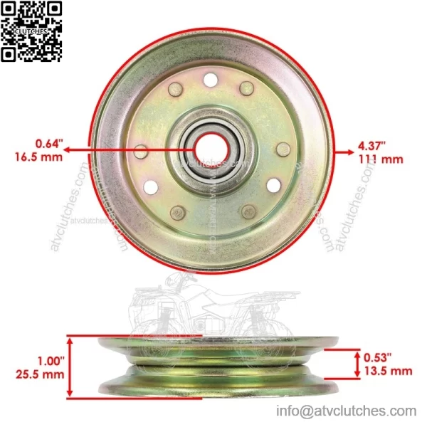 65-5940 64-5940 Deck Idler Pulley For Toro 30144 30148 30152 30162 30575 - Image 2