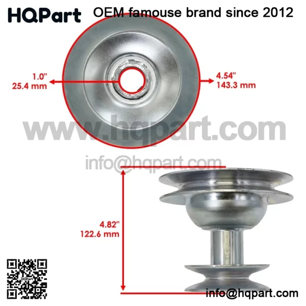 Engine  ulley  or  TD  94G  04F  94H  1AE9P3I801  ard-Man  now  hrower - Image 2