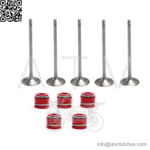YFZ450 YFZ 450 Intake & Exhaust Valves Titanium Springs Kit Seals - Image 2