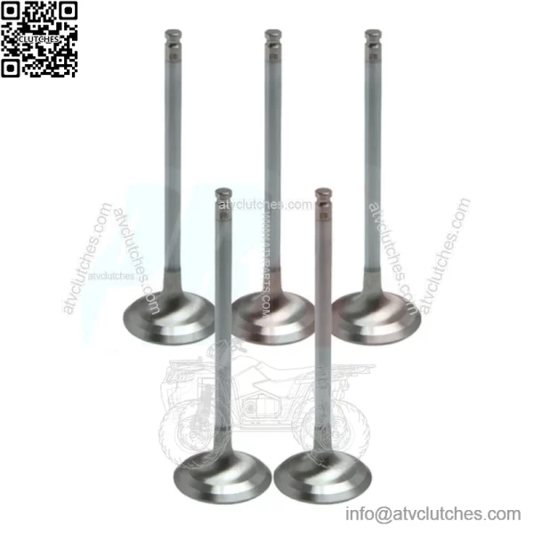 YFZ450 YFZ 450 Stock OEM Replacement Intake Exhaust Valves RED Seals - Image 3