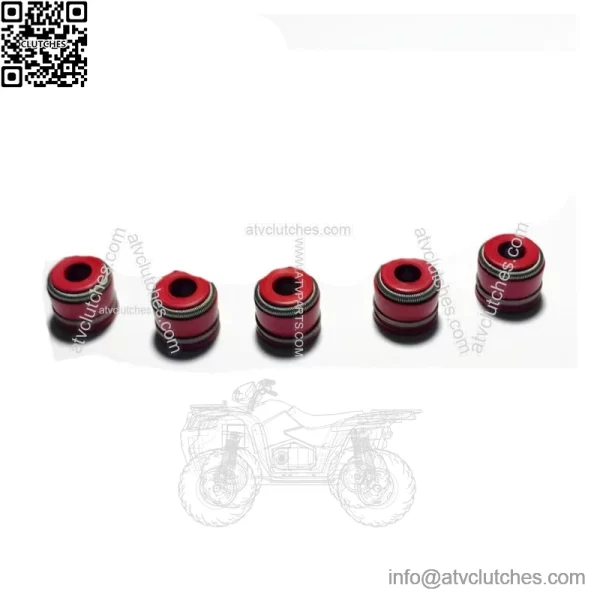 YFZ450 YFZ 450 Stock OEM Replacement Intake Exhaust Valves RED Seals - Image 4