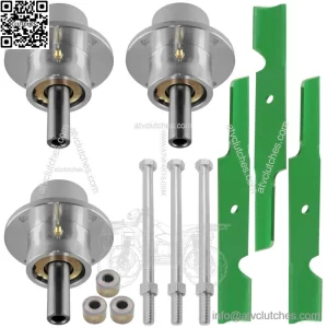 52" Deck Spindles & Blade w/ Bolt kit for Scag SMZ-52 SSZ-18CV SSZ-20CV SSZ-22CV