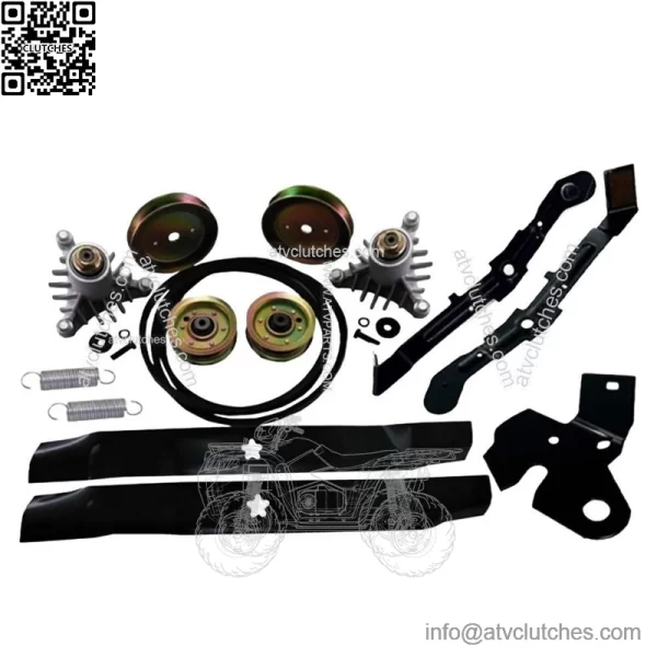 Mower Deck Rebuild Kit Brake Idler Arms Springs Spindles Pulleys Bel