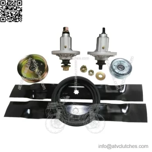 42" Mower Deck Rebuild Kit Fits JD LA115 100 Series Spindles Blades