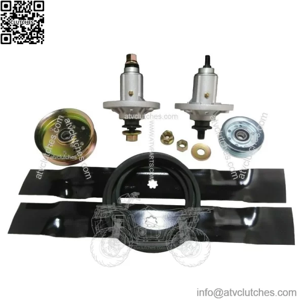 42" Mower Deck Rebuild Kit Fits JD LA115 100 Series Spindles Blades