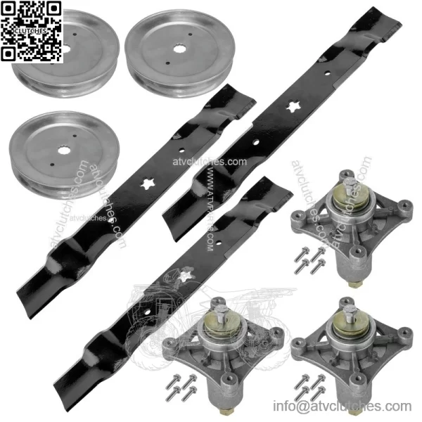 54" Deck Spindle with Pulley & Blade for Dixon D26BH54 960460013 532129861