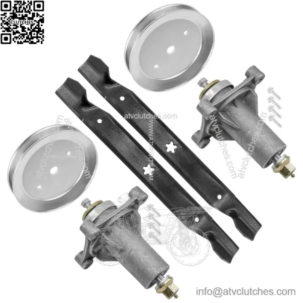 42" Deck Spindle & Pulley for Dixon D19KH42 D20KH42 960410230 960460043 - Image 5