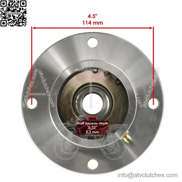 48" Deck Spindle Pulley & Blade for Ferris 5901047 HW48B PCM4818K HydroWalk - Image 3