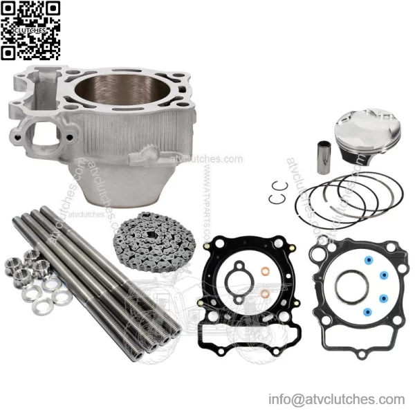 YFZ450 YFZ 450 Big Bore Kit 480 cc +3mm Cylinder 98mm Piston Top End Rebuild Kit - Image 2