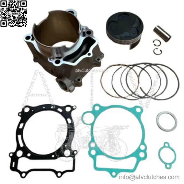 Cylinder Piston Gasket Top End Rebuild Kit For 2004-2009 Yamaha YFZ450 95mm L@@K