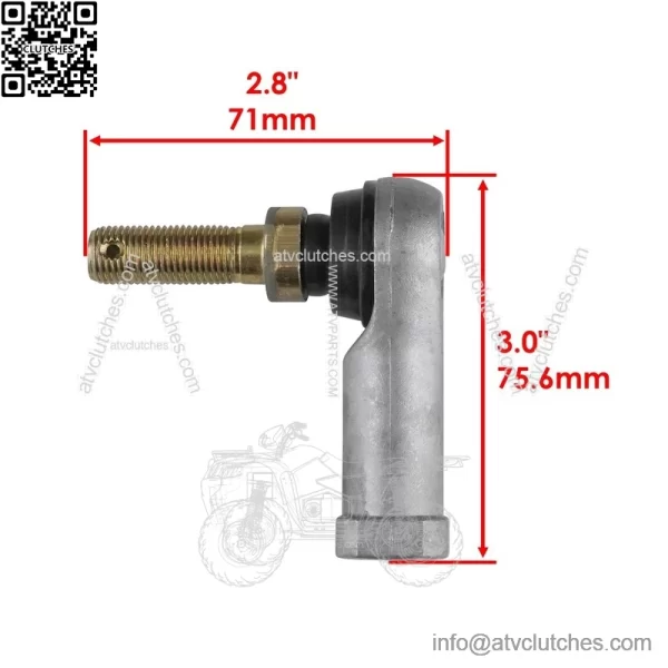 Tie Rod End Kit For Can-Am Outlander 450 EFI 20-23 / Outlander 1000R EFI 19-2024 - Image 2