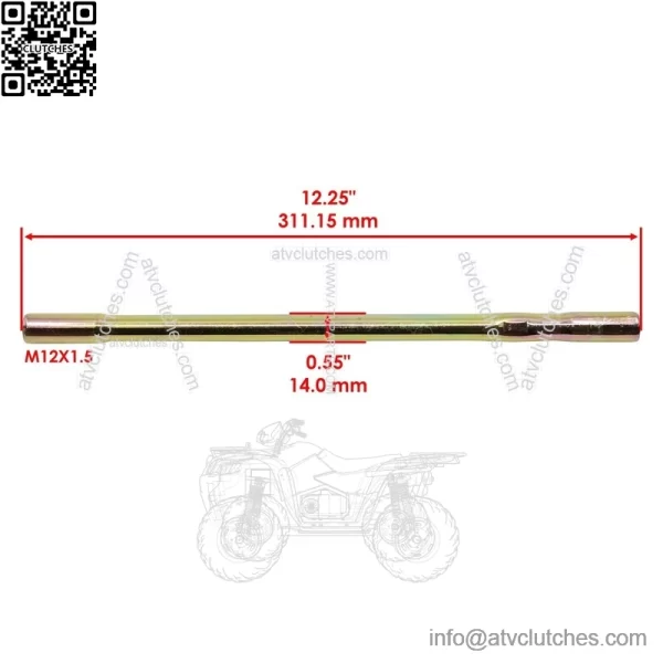 2 Tie Rod Sets for Yamaha YFZ450 2007 2008 2009 and 2012 2013 - Image 2