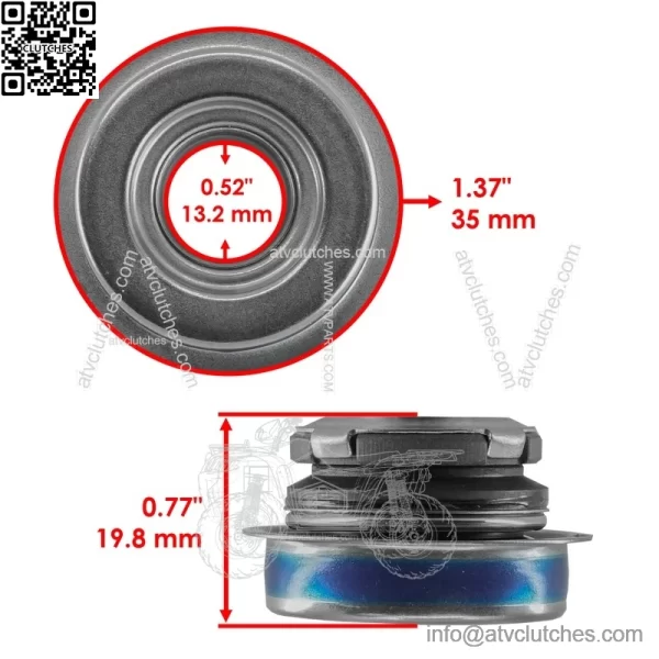 Water Pump Rebuild Kit for Ski-Doo GSX LE 900 ACE 2014-2015 / 420850946 - Image 2