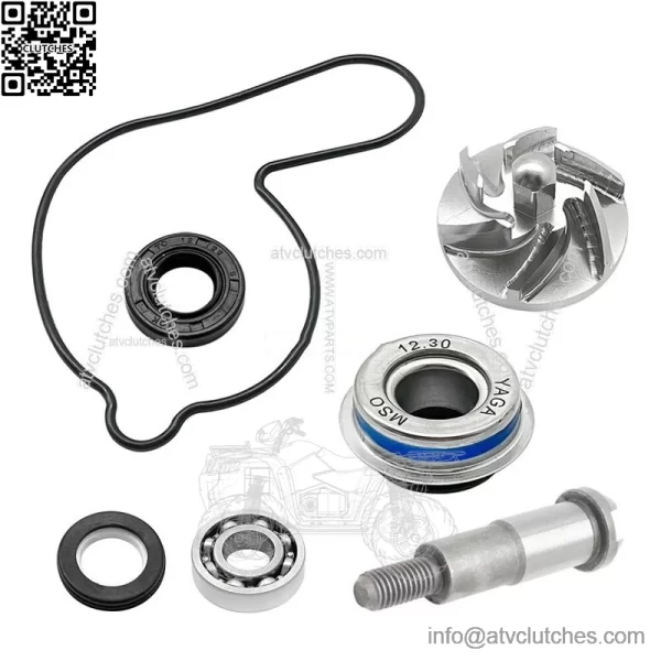 Water Pump Impeller Bearing Seal Shaft Kit for Honda TRX450R 2004 2005 2006-2009 - Image 2