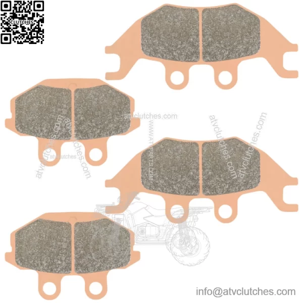 Front & Rear Brake Pads For Kawasaki Brute Force 300 KVF300 12-18 22-23 Sintered - Image 5