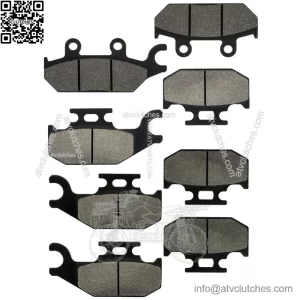 Front Rear Brake Pads for Can-am Commander Max 1000 XT LTD 2014-2018 Left Right