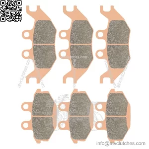 Front and Rear Sintered Brake Pads For KVF300 Brute Force 2012-2024