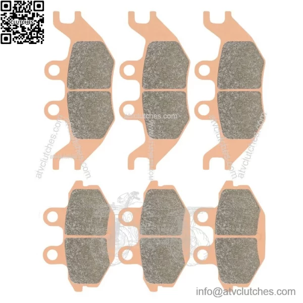 Front and Rear Sintered Brake Pads For KVF300 Brute Force 2012-2024