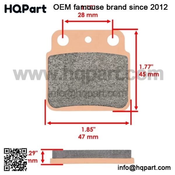 Brake  ads  or  uzuki  00  TZ400  T-Z400  uadsport  ear  rakes  003-2011 - Image 2