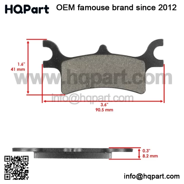 Polaris crambler 00 X4 005-2012 ront/Rear rake ads - Image 2