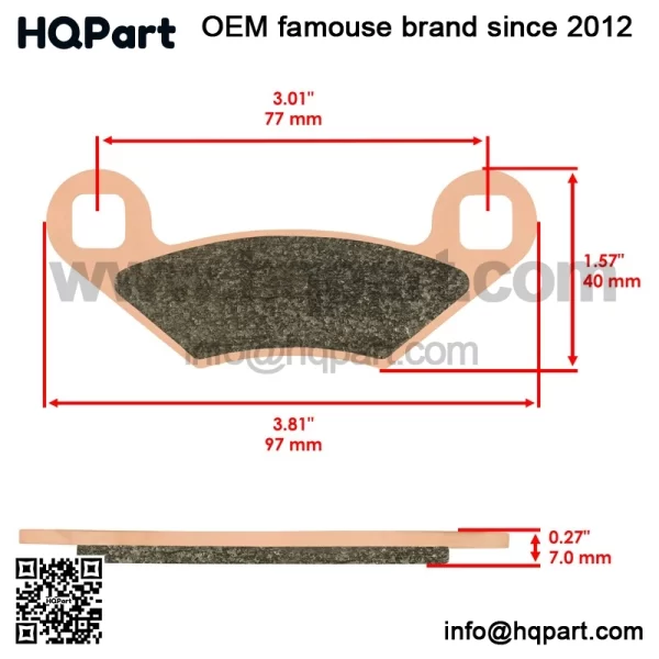 Polaris crambler 00 X4 001-2006 intered ront rake ads - Image 2