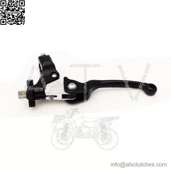 Black F3 Unbreakable Brake + Clutch Levers Kit Yamaha Raptor 700 YFZ450R - Image 2