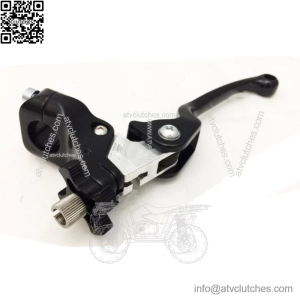 Black F3 Unbreakable Brake + Clutch Levers Kit Yamaha Raptor 700 YFZ450R - Image 3