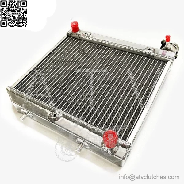 ATV Radiator for 2004-2009 Honda TRX450R TRX450ER 2005 2006 07 Polished Aluminum - Image 4
