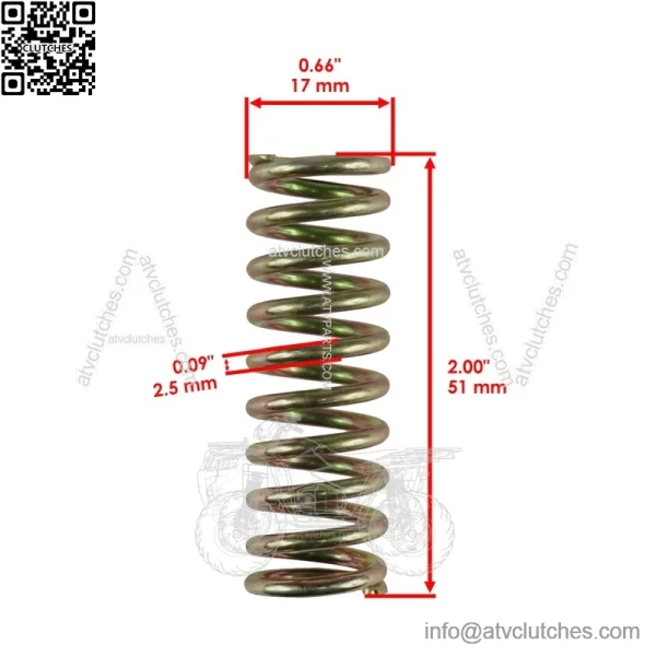Clutch Springs For Yamaha Tenere 700 XTZ07 21-25 / FZ07 2015-17 / 90501-237L0-00 - Image 2