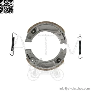 Pair Front Rear Brake Shoes Pads for Honda CB125S 1979-1982 XR200R 1981-2000 (For: Honda CT110)