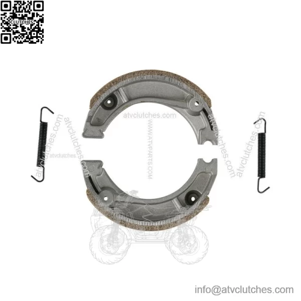 Pair Front Rear Brake Shoes Pads for Honda CB125S 1979-1982 XR200R 1981-2000 (For: Honda CT110)