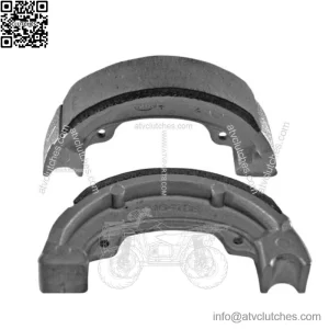 Honda QR50 rear brake shoes (1983-1987) H302 style