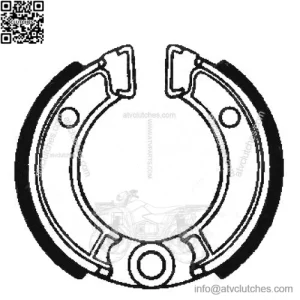 Brake Shoes Inc Springs Fits Honda QR 50