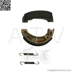 Pair Brake Shoes Rear Honda Qr 50 From 1993