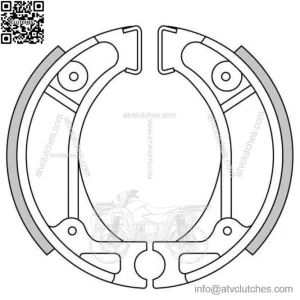 Rear Brake Pads GF.1248 Honda Life Dio 50 / QR 50 / SA 75 Vision