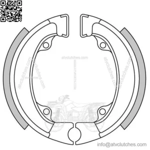 Rear Brake Pads GF.1198 Honda OR 50 / PX 50 / QR 50 ED