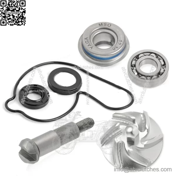 Water Pump Seal Repair kit Impeller + Shaft For Honda TRX450R TRX450ER 2004-2014 - Image 2