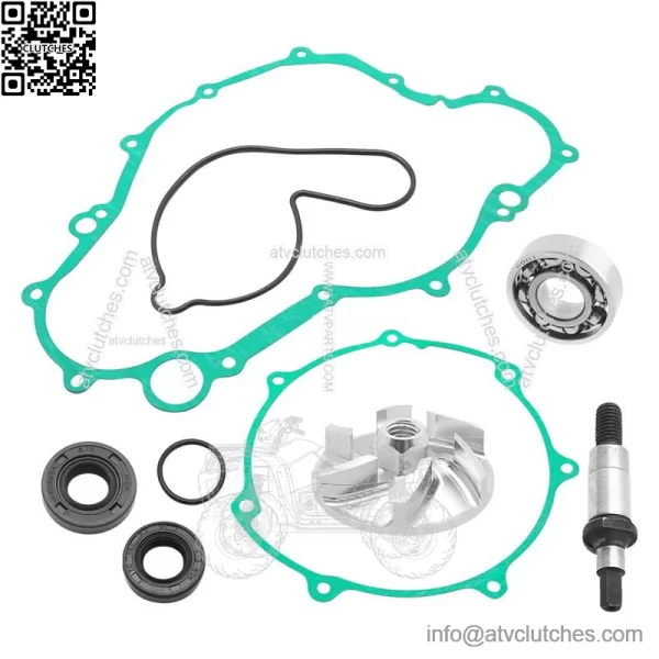 Water Pump Rebuild Kit for Yamaha YFZ450 2004-2013 Impeller Bearing Shaft Gasket - Image 4