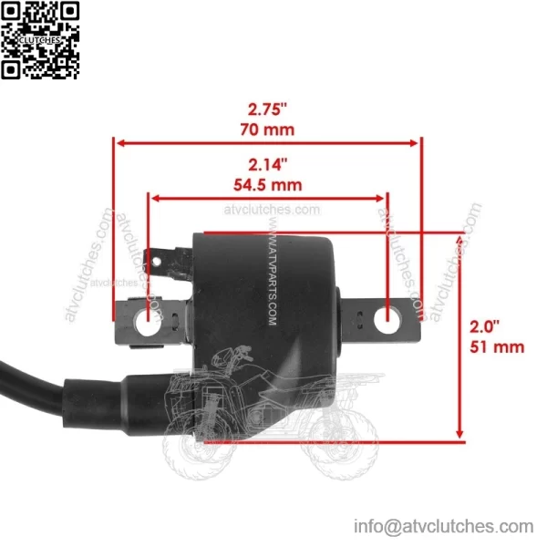 Wiring Harness Switch Key Coil Starter Relay for Honda TRX450ER 2006-09 2012-14 - Image 3