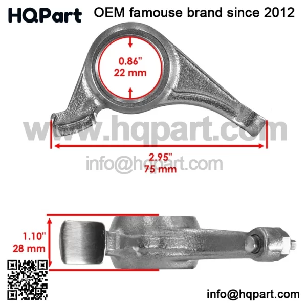 Polaris crambler 00 X4/4X4 997-2012 amshaft ntake alve ocker rms 2) - Image 2