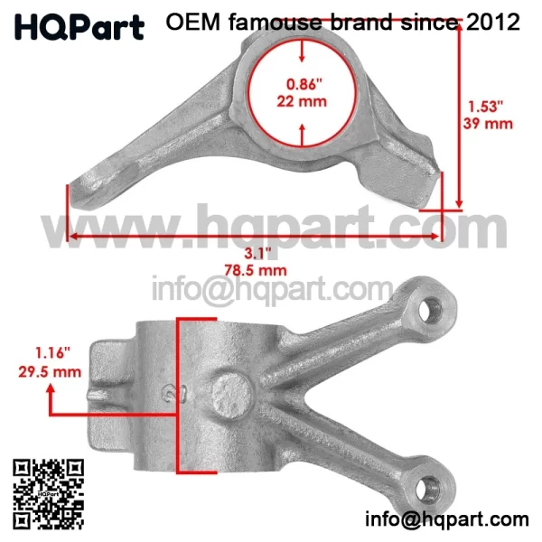 Polaris crambler 00 X4 012 amshaft xhaust alve ocker rm - Image 2