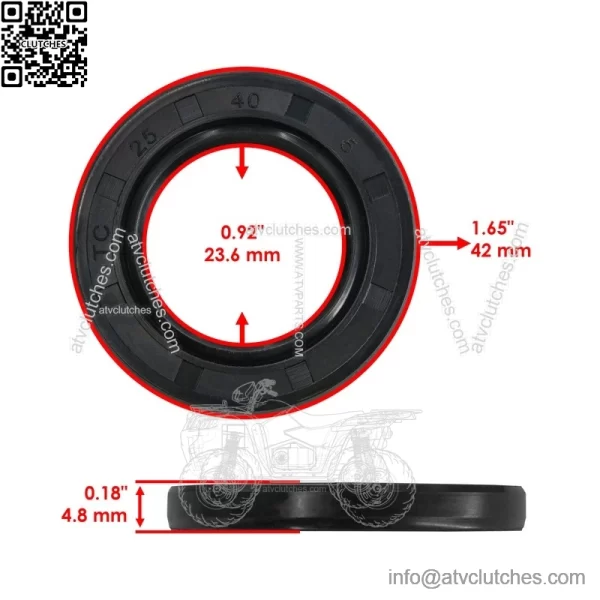 293200144 293200132 Swingarm Bearing Seal For Can-Am Outlander 570 Max 2016-2023 - Image 2