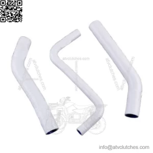For 2006-2018 Honda TRX450R TRX450ER White Silicone Coolant Radiator Hose Kit